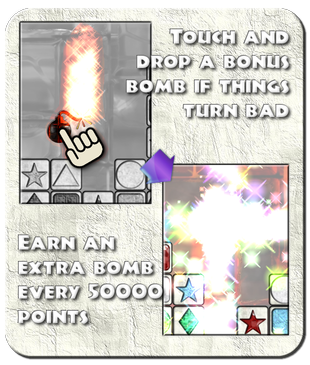 Using a bonus bomb